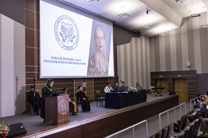 Doktor Honoris Causa - prof. Bożena Michniak-Kohn
