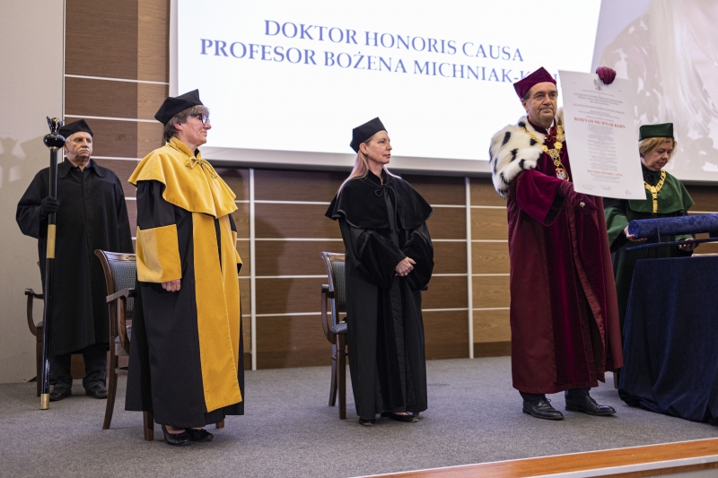Doktor Honoris Causa - prof. Bożena Michniak-Kohn