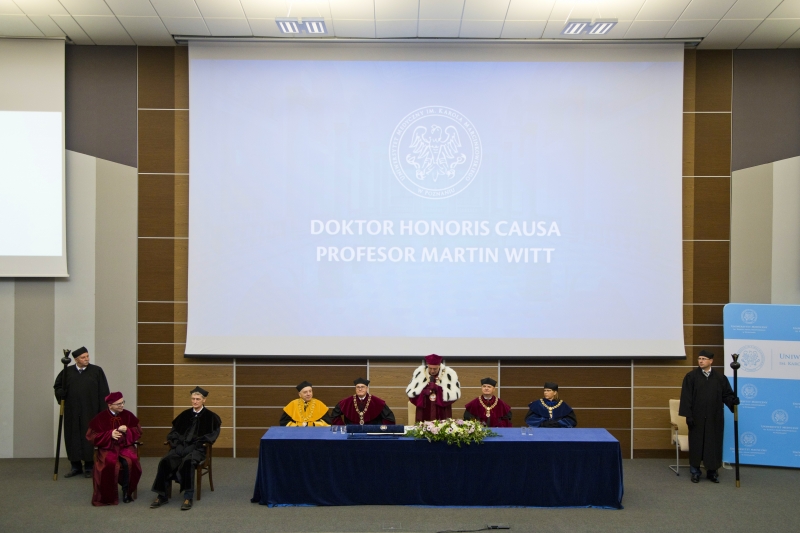 Doktor honoris causa - prof. Martin Witt