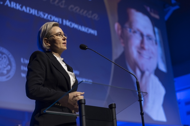 Uroczystość nadania tytułu doktora honoris causa ks. dr. Arkadiuszowi Nowakowi