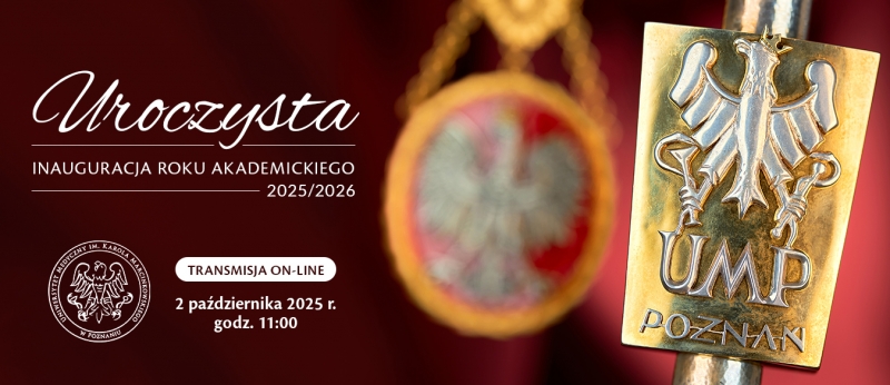 Baner - Uroczysta Inauguracja Roku Akademickiego 2024/2025