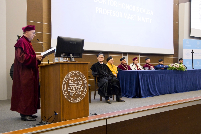 Doktor honoris causa - prof. Martin Witt
