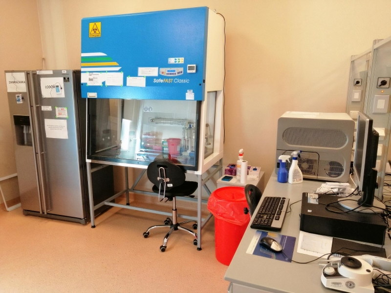 Laboratorium wewnątrz