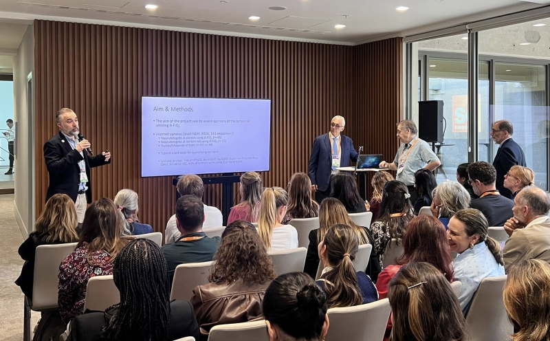 Zespół z II Kliniki Neonatologii UMP na konferencji jENS 2025 w Belgradzie