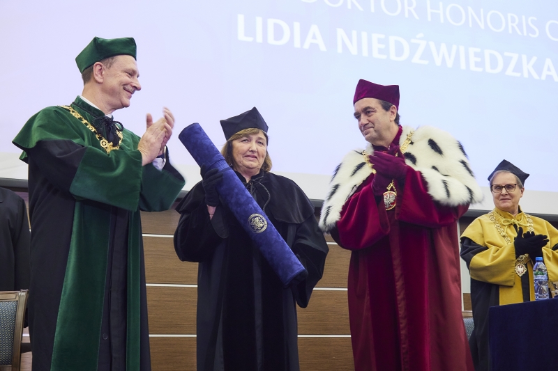 Doktor Honoris Causa - Lidia Niedźwiedzka-Owsiak