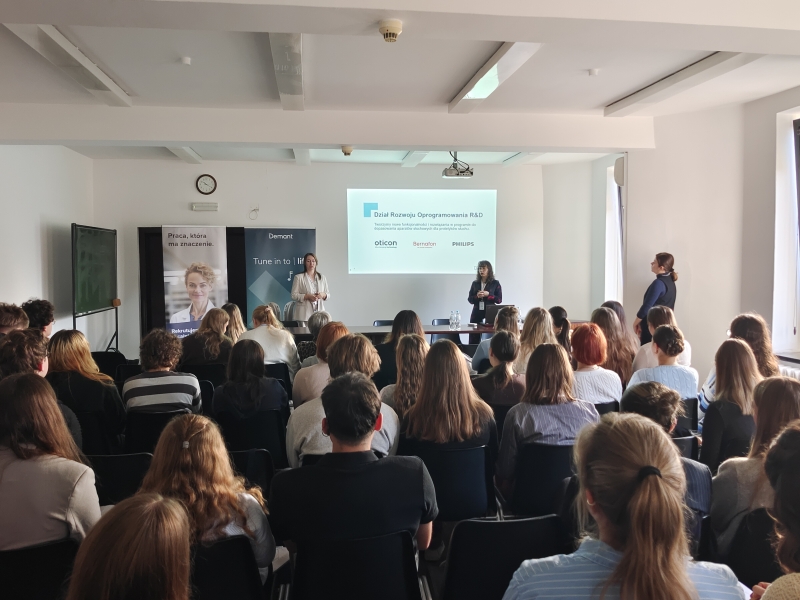 Dzień z Demant i Audika na Uniwersytecie Medycznym w Poznaniu