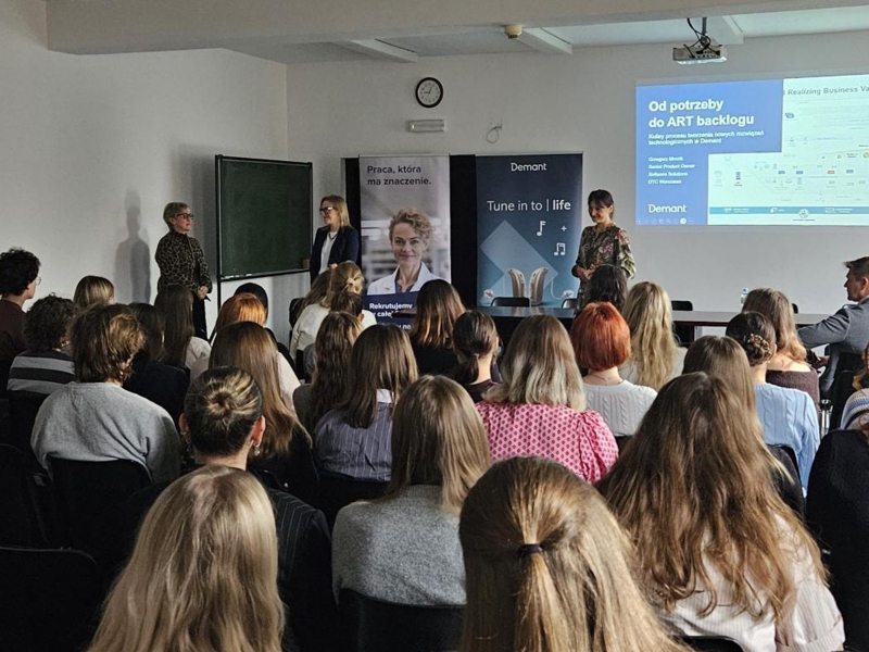 Dzień z Demant i Audika na Uniwersytecie Medycznym w Poznaniu