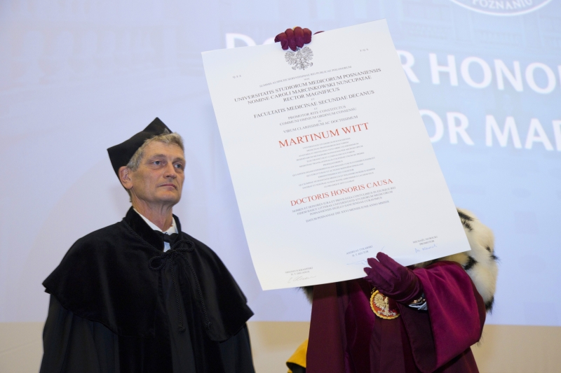 Doktor honoris causa - prof. Martin Witt