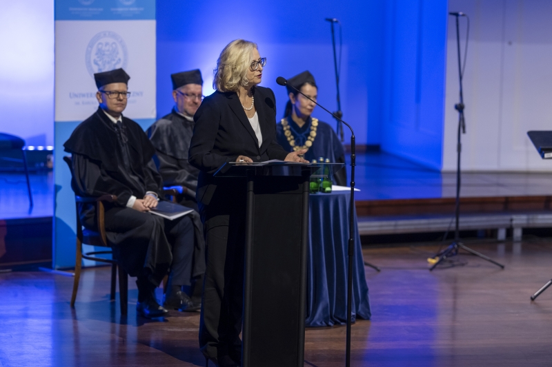 Uroczystość nadania tytułu doktora honoris causa ks. dr. Arkadiuszowi Nowakowi