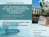 1st International Conference on Industrial Pharmacy