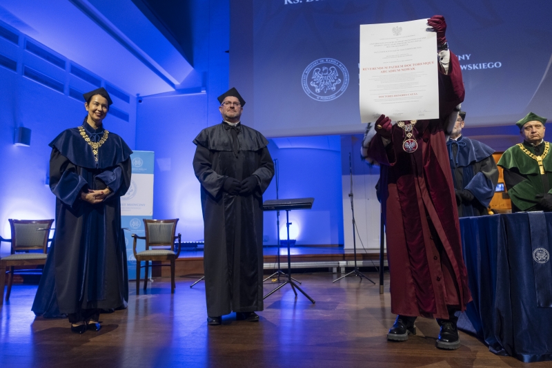Uroczystość nadania tytułu doktora honoris causa ks. dr. Arkadiuszowi Nowakowi