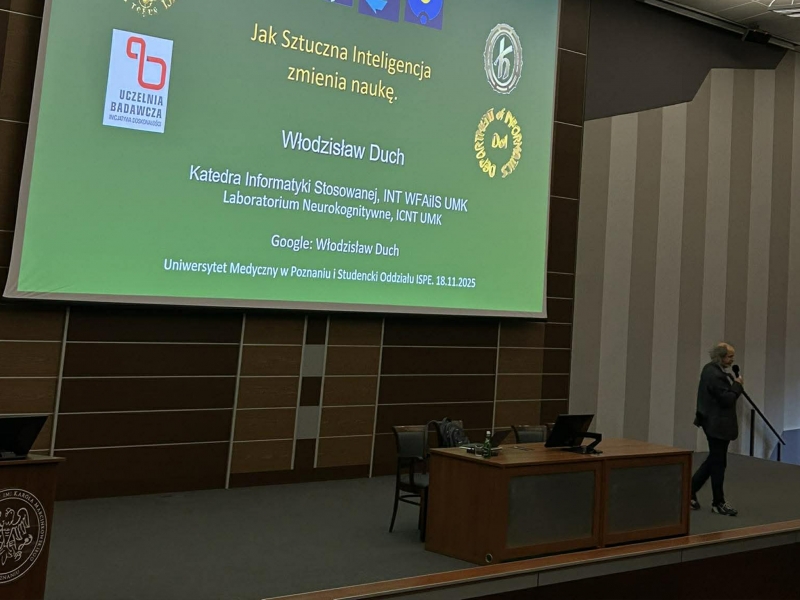 Wykład prof. Włodzisława Ducha
