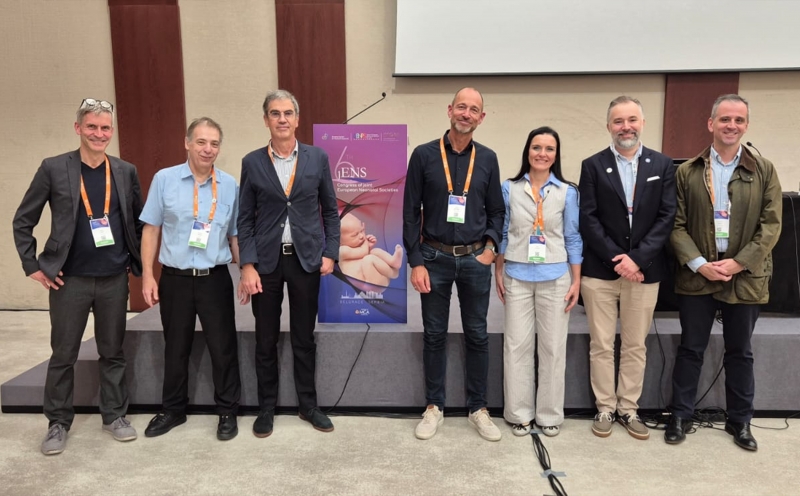 Zespół z II Kliniki Neonatologii UMP na konferencji jENS 2025 w Belgradzie
